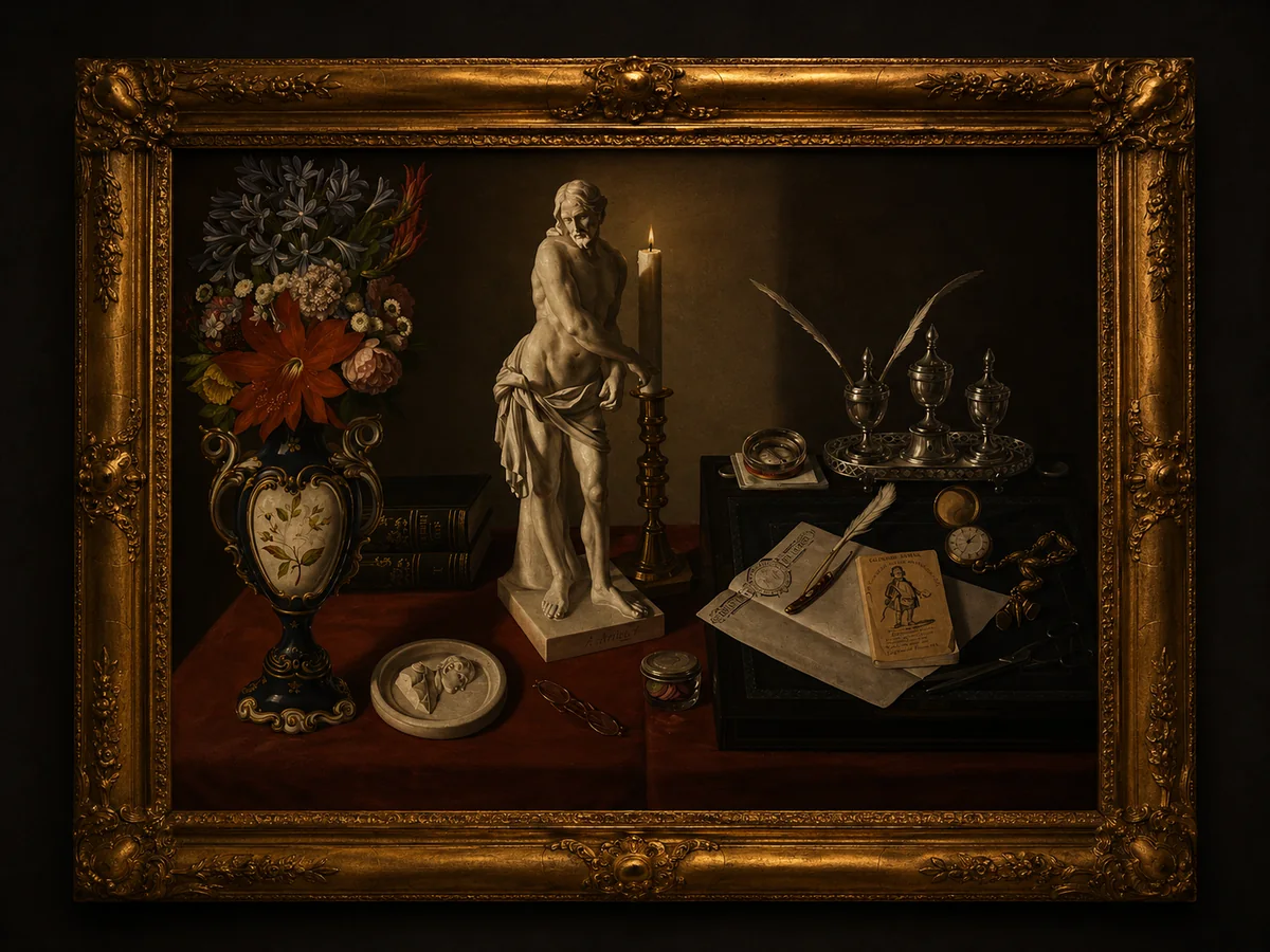 Óleo de Agustín Arrieta de la colección Bello